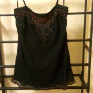 Marciano medium cami sheer beaded